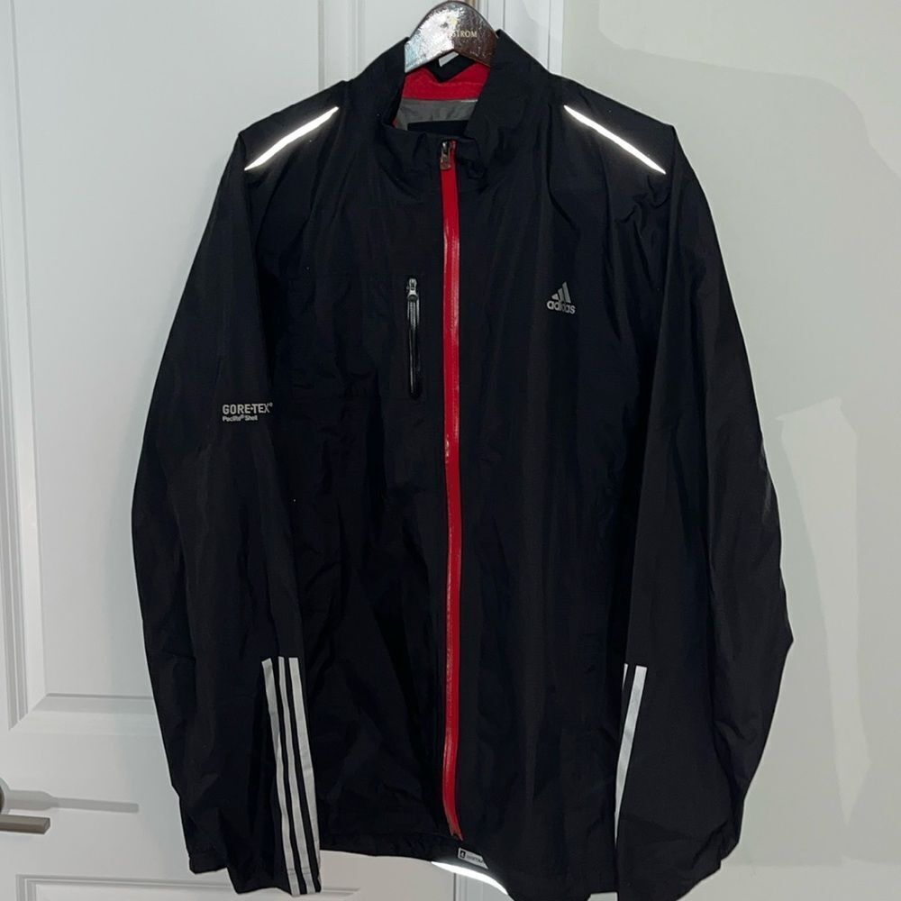 adidas Formotion adistar GORE-TEX Paclite Waterproof sealed seams Rain Jacket XL
